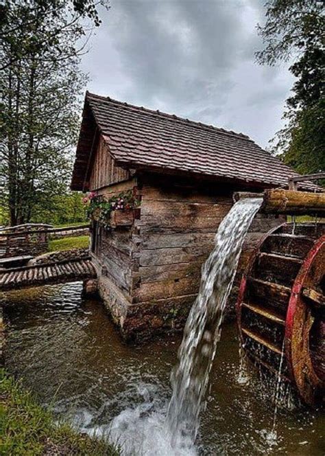 Old Watermill Water Wheel Windmill Water Water Mill