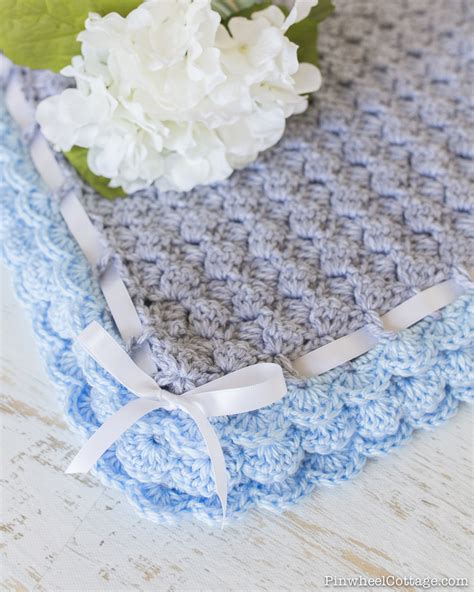 Miss Kaylas Crochet Baby Blanket Loganberry Handmade
