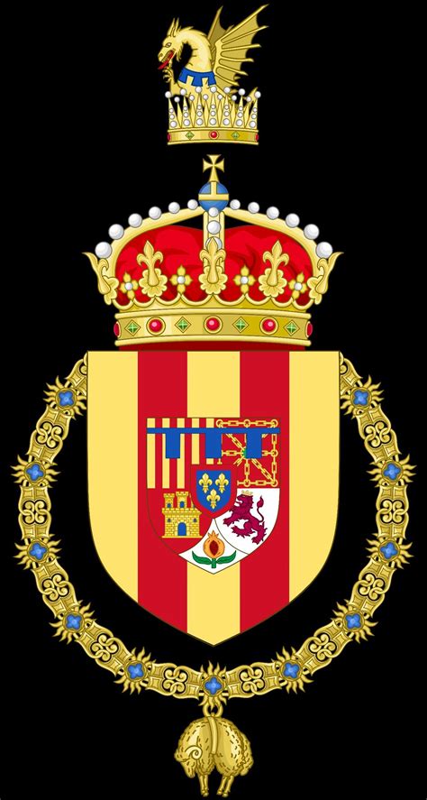 Escudo De Armas De La Princesa Doña Leonor Como Princesa De Girona Escudo De Armas Escudo