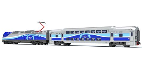 Exo Montreal Passenger Train 3d Model Cgtrader