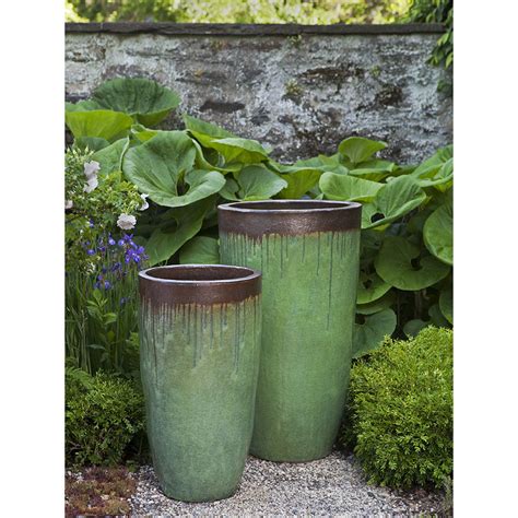Visit homebase online and check out our stunning garden pots & planters range. Bronze Green Tall, Short Pottery Planters | Kinsey Garden ...