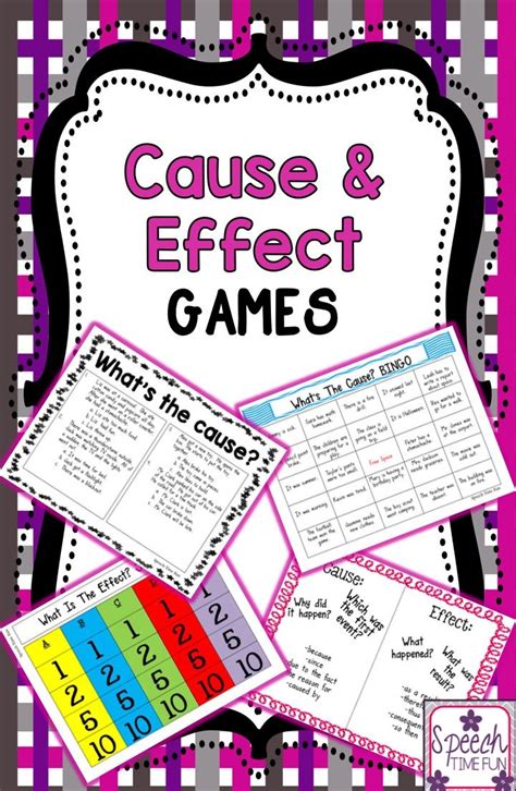 Cause And Effect Games Cause And Effect Games Speech Therapy Games