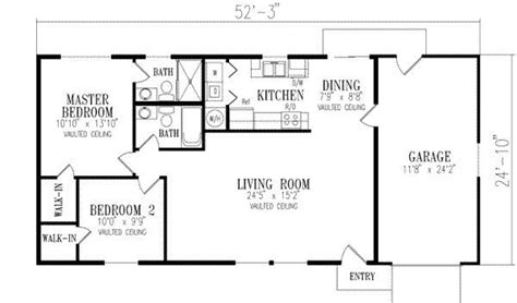 2 Bedroom 2 Bath House Plans Under 1500 Sq Ft House Plan Ideas