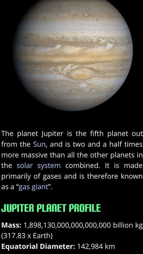 A Few Interesting Facts About Jupiter Some Facts Not Mentioned