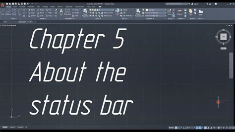 Autocad Interface Chapter 5 About The Status Bar Youtube