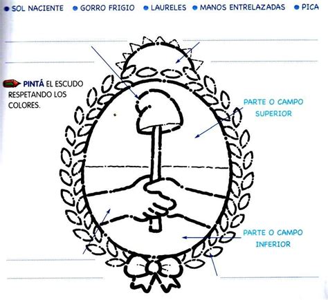 sintético 161 dibujo del escudo nacional para niños regalosconfoto mx
