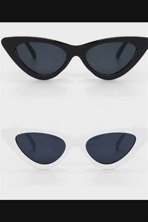 Clout Goggles Vintage Cat Eye Sunglasses Mod Style Uv Protection Kurt