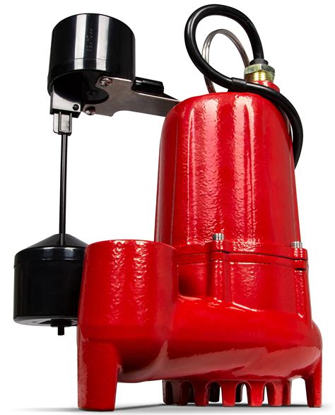 Red Lion Rl Sc T Volt Hp Gph Cast Iron Sump Pump With Tethered Float