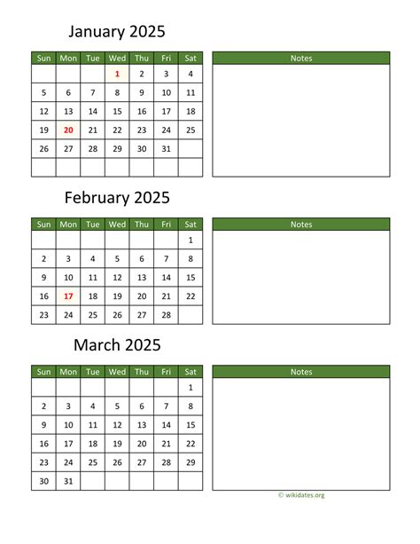 2025 Calendar Blank Printable Calendar Template In Pdf Word Excel