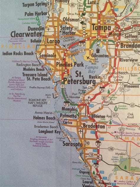 West Coast Of Florida Map World Map