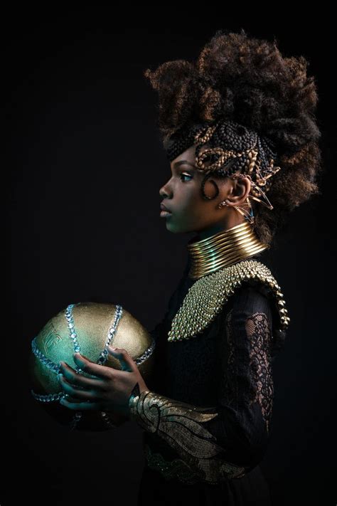 Afroart Series Afro Hair Art Black Women Art African Beauty