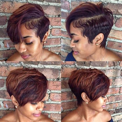 African American Tapered Pixie With Bangs Traditionalafricanhairstyles