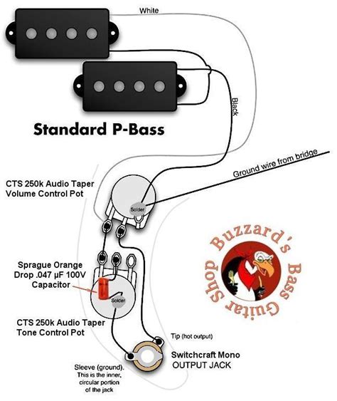 Fender Precision Bass Wiring Schematic