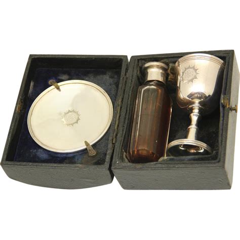 Boxed Portable Holy Communion Set C1899 From Boxes On Ruby Lane