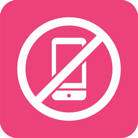 No Cell Phones Glyph Round Background Icon 13375250 Vector Art At Vecteezy