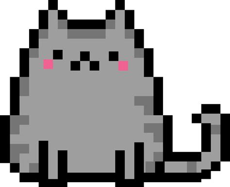 Sandbox Pixel Art Pusheen The Cat Easy Pixel Art Pixel Art Pattern Images