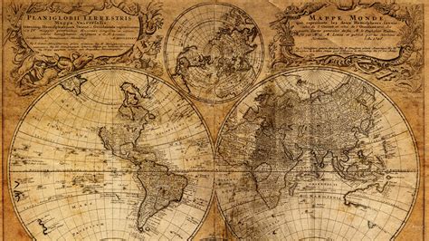 44 Old World Map Wallpaper