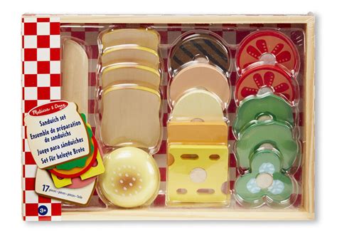 Melissa And Doug Wooden Sandwich Making Set Toys R Us Canada