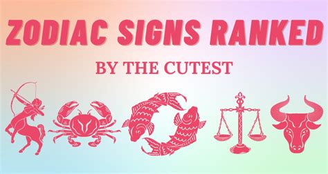 The Cutest Zodiac Signs Ranked So Syncd