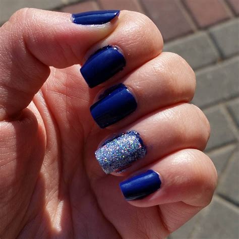 Nail Art Designs In Blue And Silver How To A Beautiful Blue Nail Art