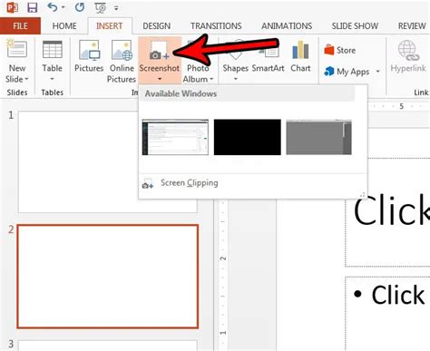 How To Take A Screenshot In Powerpoint 2013 Solve Your Tech