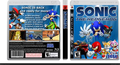 Sonic The Hedgehog Playstation 3 Box Art Cover By Gamerking