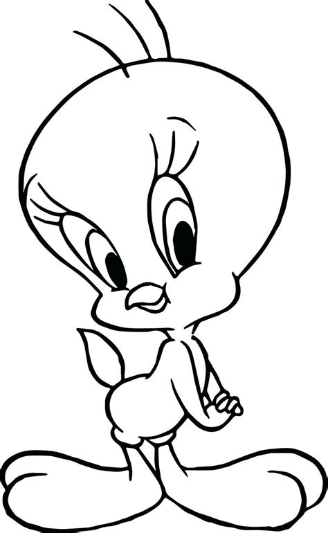 Looney Tunes Tweety Bird Coloring Pages Coloring And Drawing 41760 The Best Porn Website