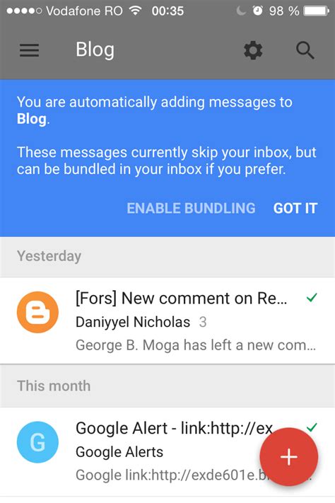 Fors My Impressions On Inbox By Gmail