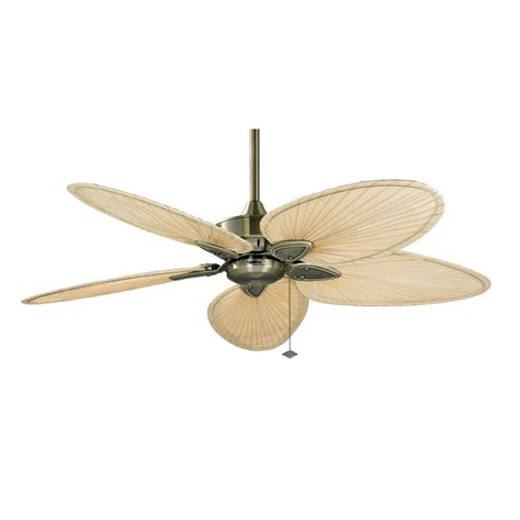 The dual fan is enormous and works on a deck or porch. Ceiling Fan Without Light in Antique Brass Finish ...