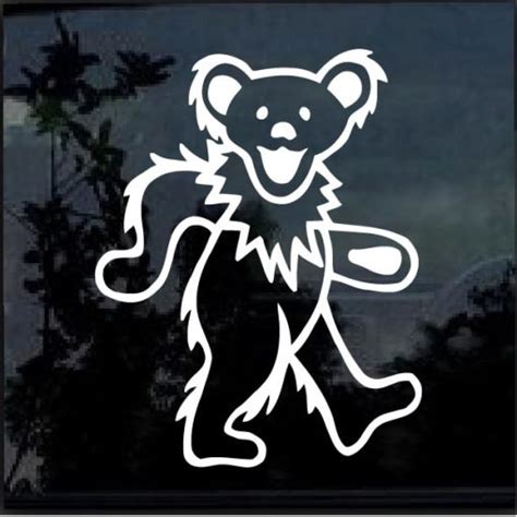 Grateful Dead Dancing Bear Band Decal Stickers Custom Made In The Usa Fast Shipping