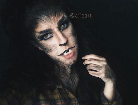 Shewolf Werewolf Makeup Look Halloween Costume Werewolf Makeup Girl Werewolf Costume Female