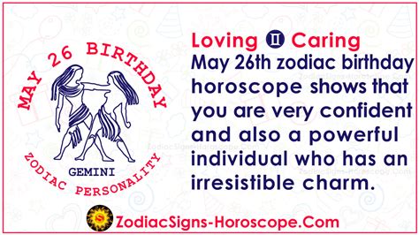 Mayo 26 Zodiac Gemini Horoscope Birthday Personality At Lucky Things