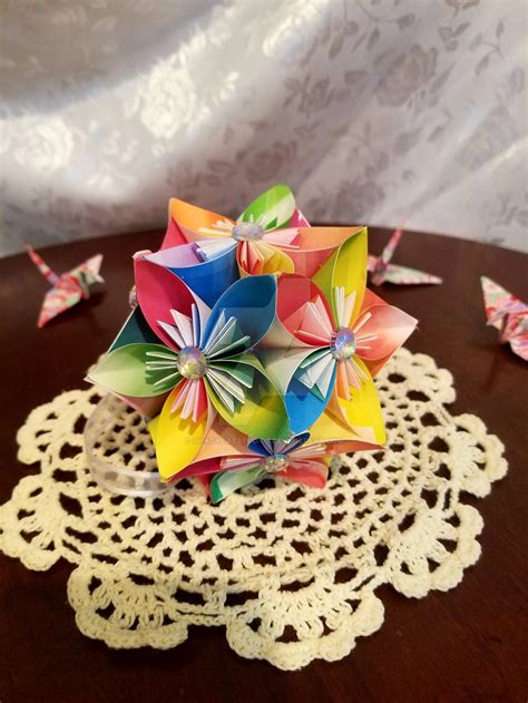 Kusudama Origami Flower Ball 21 By Shadycatstudios On Deviantart