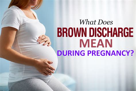 Cervical mucus in early pregnancy fluctuates from woman to woman. What Does It Mean If I Have Brown Discharge?