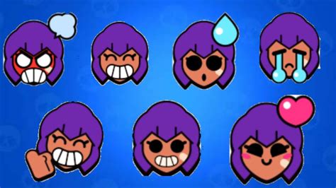All The Pins Of Shelly Brawl Stars YouTube