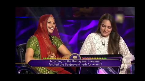 Sonakshi Sinha In Kbc Given The Wrong Answer Youtube