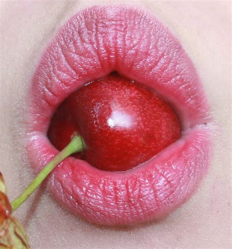 Cherry Lips Sweet Free Photo On Pixabay