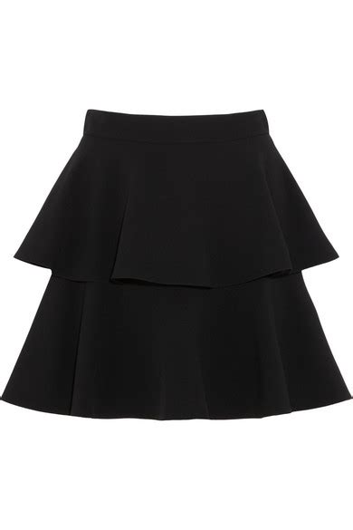 Emanuel Ungaro Tiered Crepe Mini Skirt Net A Portercom
