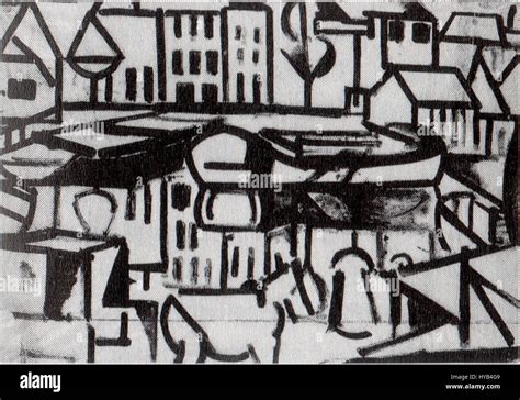 Cityscape With Boat Leiden By Theo Van Doesburg Private Collection