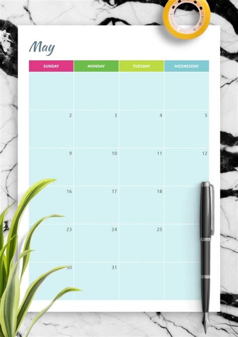 May 2023 Calendar Templates Download Pdf