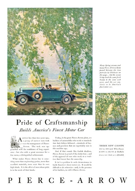 Pierce Arrow Advertising Campaign 1930 Blog