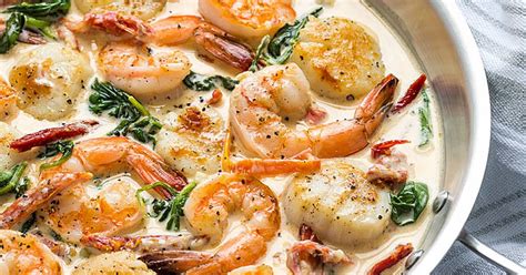 10 Best Shrimp Chicken Scallop Pasta Recipes