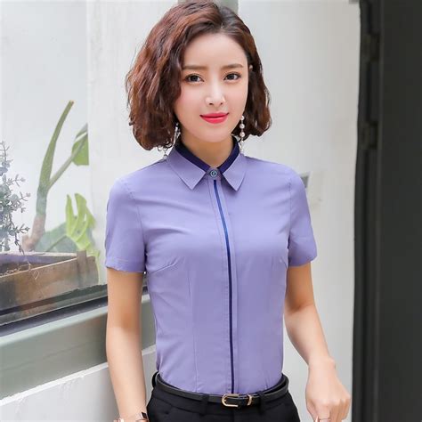 office uniform blouse designs for women