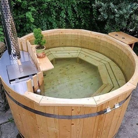Relaxing Hot Tub Woodworking Inspiration | Hot tub outdoor, Hot tub