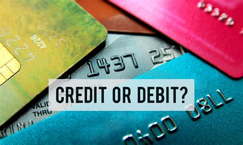 Your debit card is basically a plastic check. Debit Or Credit Card - Which Is Better To Use? - APF Credit Cards