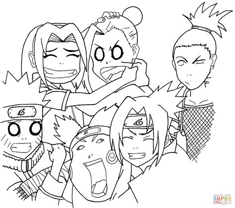 Naruto And Sasuke Coloring Pages Coloringpages