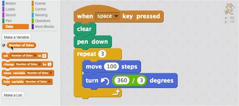 With scratch, you can program your own interactive stories, games 4. Drawing Polygons - Part 2 (Variables and Nested Repeat ...