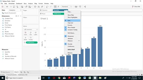 Tableau Dimensions And Measures