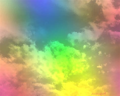 Rainbow Clouds By Pen2payper On Deviantart
