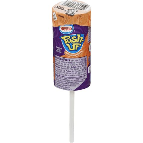 Nestle Wonka Push Up Push Up Outrageous Orange Dairy Dessert Tube 1